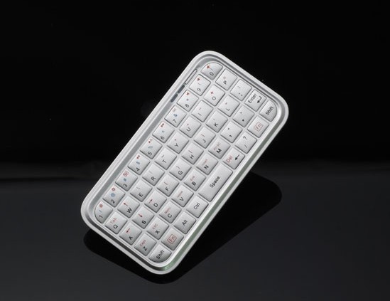 银色mini蓝牙小键盘,用于ipad,iphone4