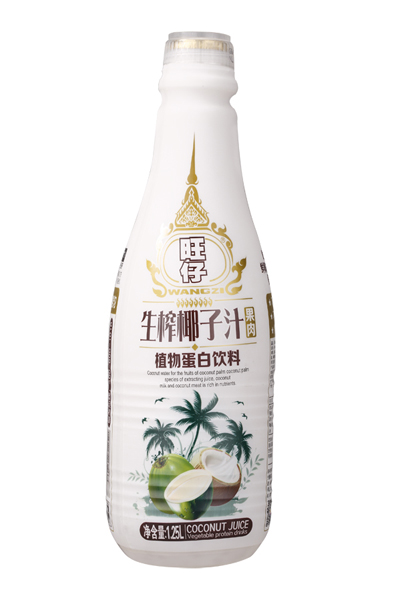 旺仔生榨椰子汁植物蛋白饮料1.25lx6瓶