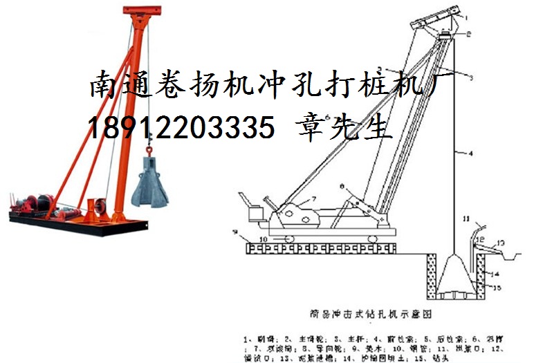 供应砍岩锤牙,高强度耐磨加大块_南通卷扬机冲孔打桩机厂