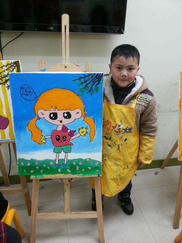 供应2015年苏州创意美术培训班 儿童美术画培