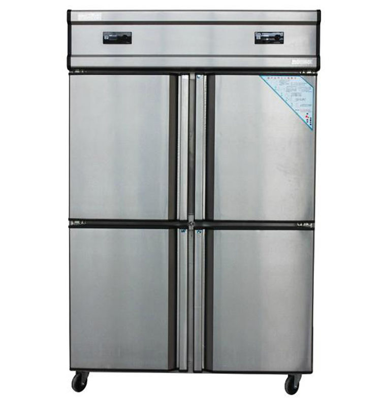 不锈钢四门 六门立式冰柜 商用大型冰箱 饭店不锈钢冰箱