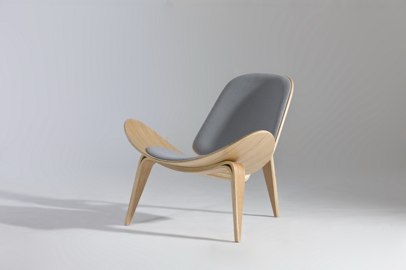 三脚贝壳椅,Wegner Shell chair,洽谈椅,接待椅,