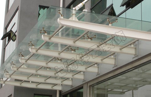 供应上海钢结构玻璃雨棚